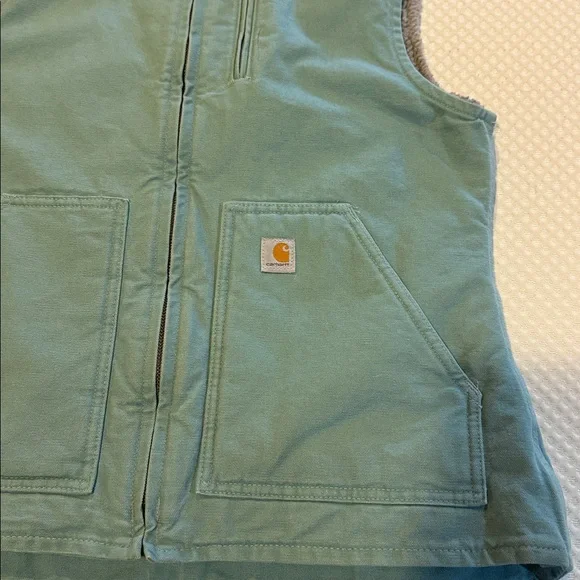 Carhartt Seafoam Green Sleeveless Vest - Picture 2 of 6